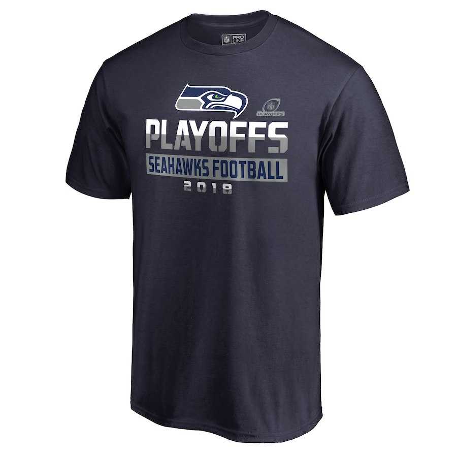 Men's Seahawks Navy 2018 NFL Playoffs Seahawks Football 2018 T-Shirt,We sell and wholesale Men's Seahawks Navy 2018 NFL Playoffs Seahawks Football 2018 T-Shirt on line form chian!